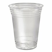 Dart Ultra Clear Cups, Squat, 16 oz., PET, PK50 DCC TP16D CS